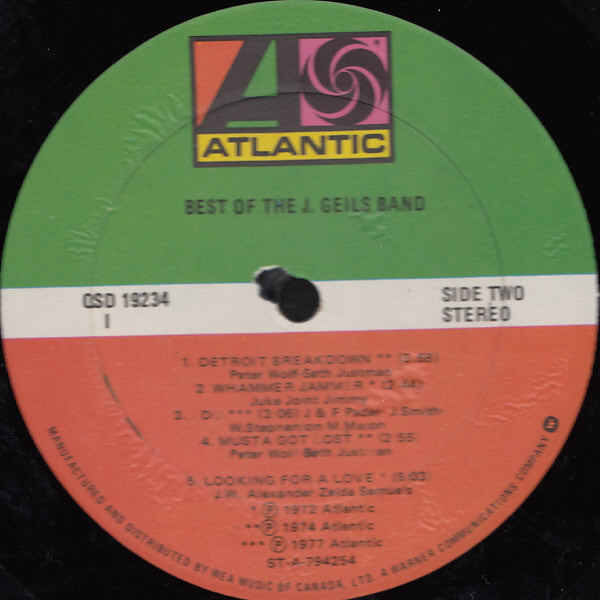 Best Of The J. Geils Band