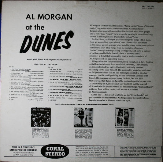 Al Morgan At The Dunes