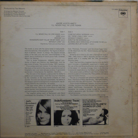 I'll Never Fall In Love Again