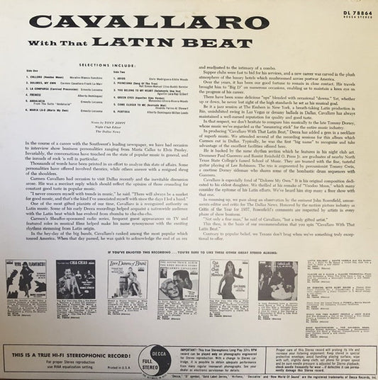 Cavallaro With That Latin Beat