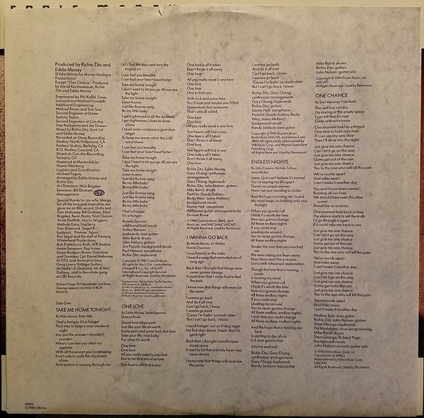 Can't Hold Back - Eddie Money