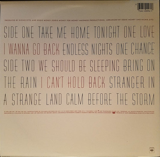 Can't Hold Back - Eddie Money