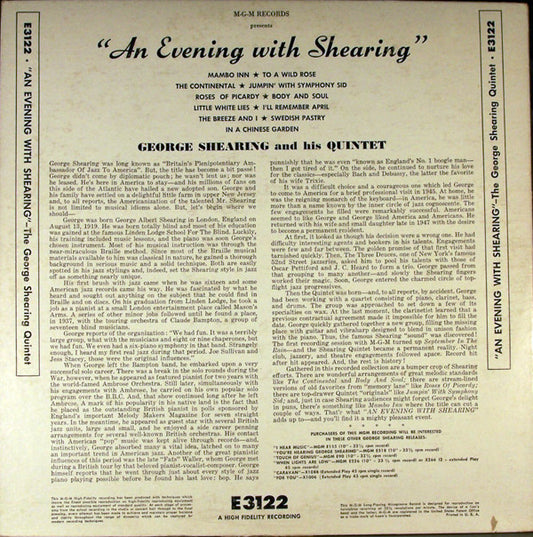 An Evening With The George Shearing Quintet