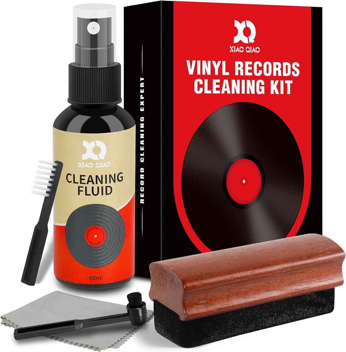 Vinyl Record Cleaner Kit - 6-in-1