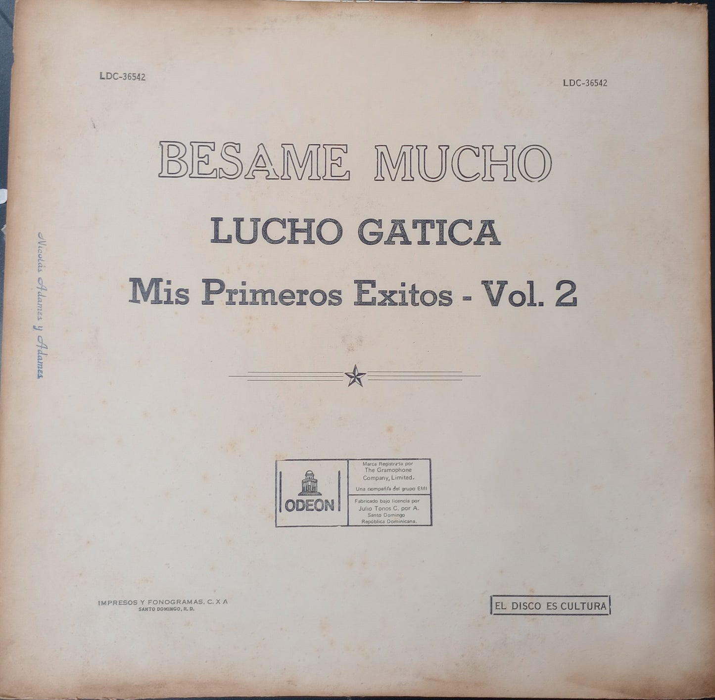 Besame Mucho: Mis Primeros Exitos Vol.II