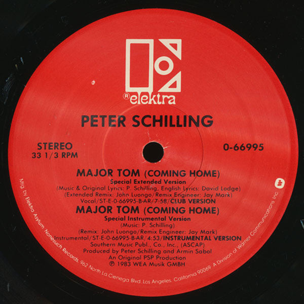 Major Tom (Coming Home)