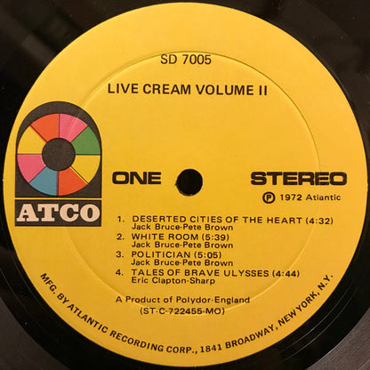 Live Cream Volume II