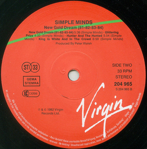 New Gold Dream (81-82-83-84)