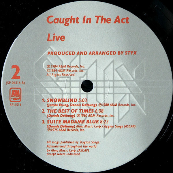 Caught In The Act Live