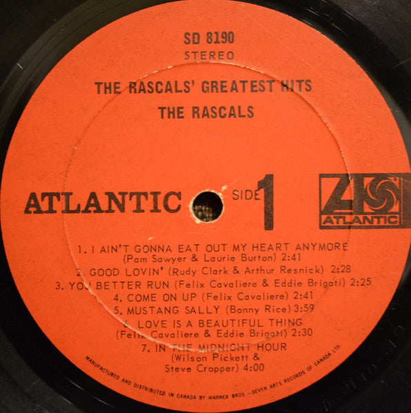 Time Peace The Rascals' Greatest Hits
