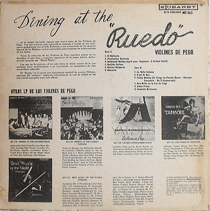 Dining At The "Ruedo"