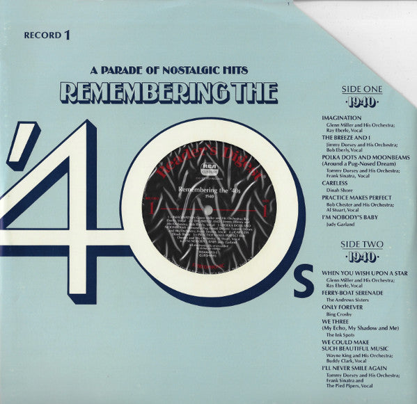 Remembering The '40s - A Parade Of Nostalgic Hits