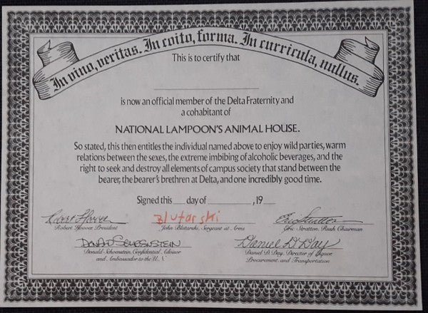 National Lampoon's Animal House (Original Motion Picture Soundtrack)