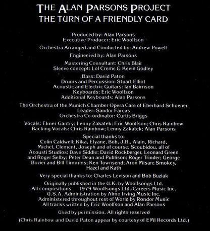 The Turn Of A Friendly Card