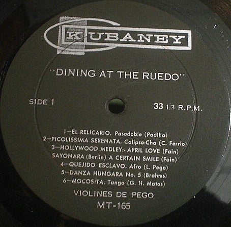 Dining At The "Ruedo"