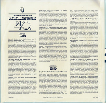 Remembering The '40s - A Parade Of Nostalgic Hits