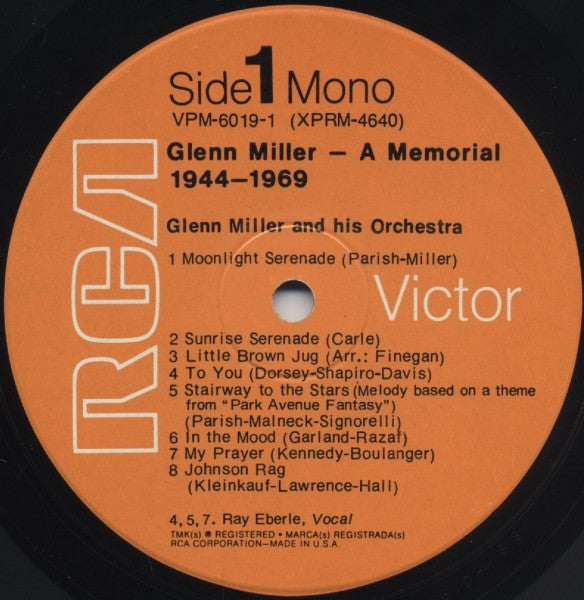 Glenn Miller - A Memorial 1944-1969