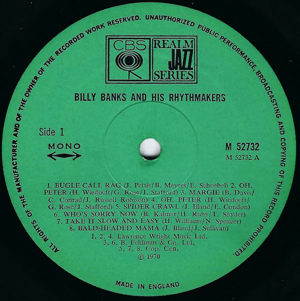 Billy Banks And His Rhythmakers