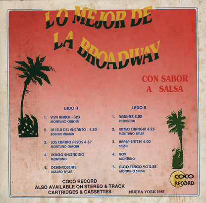 Lo Mejor De La Broadway (Con Sabor A Salsa)