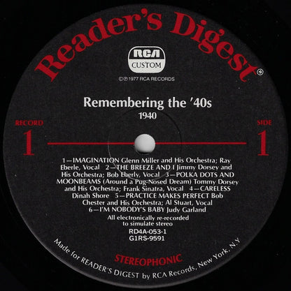 Remembering The '40s - A Parade Of Nostalgic Hits