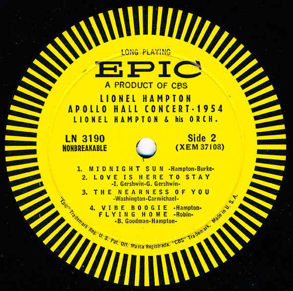 Lionel Hampton Apollo Hall Concert 1954