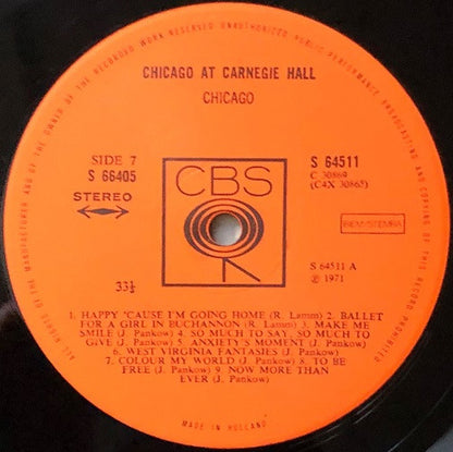 Chicago At Carnegie Hall (Volumes I, II, III And IV)