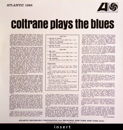 Coltrane Plays The Blues