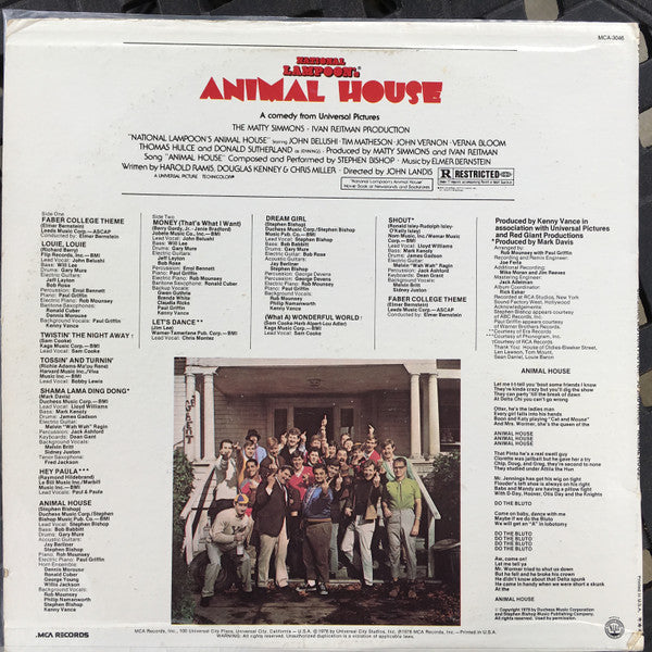 National Lampoon's Animal House (Original Motion Picture Soundtrack)