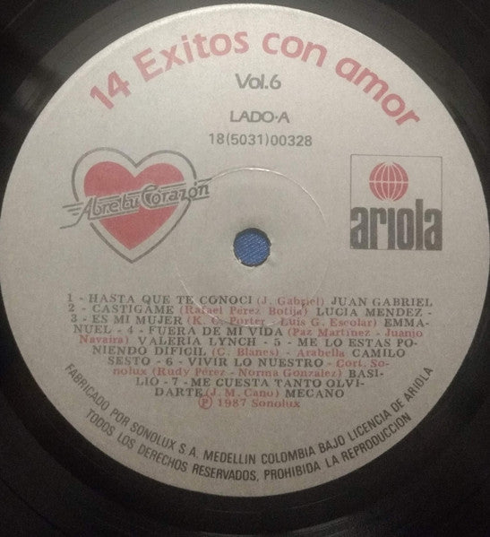 14 Éxitos Con Amor Abre Tu Corazón Vol. 6