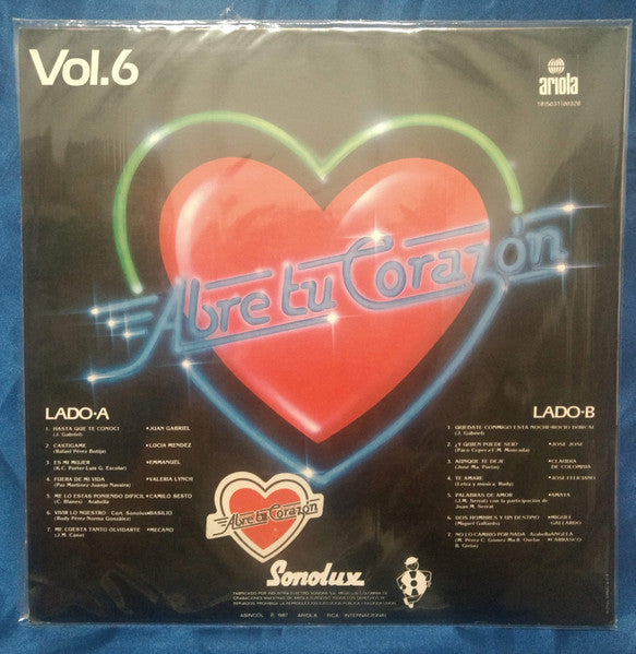 14 Éxitos Con Amor Abre Tu Corazón Vol. 6