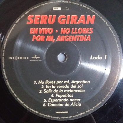 No Llores Por Mi, Argentina