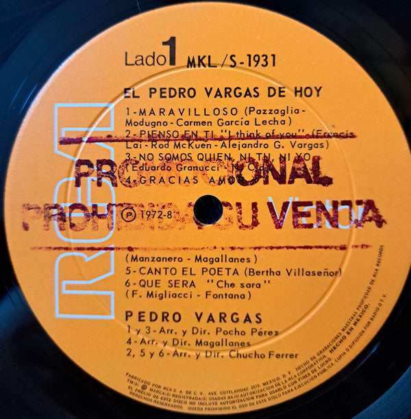 El Pedro Vargas De Hoy