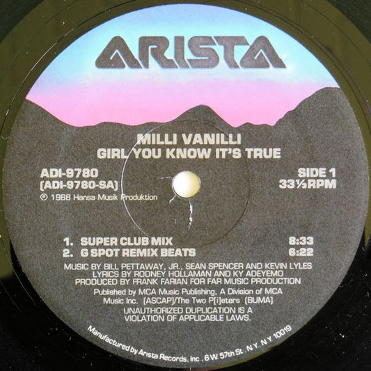 Girl You Know It's True