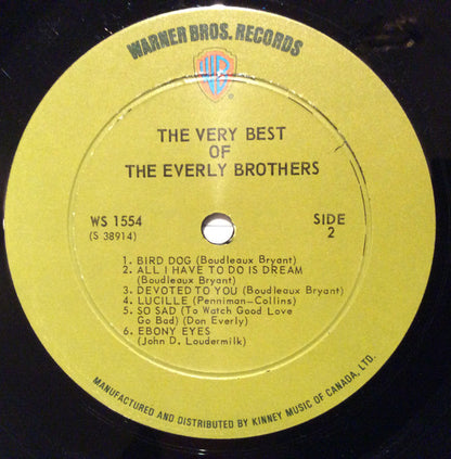 The Very Best Of The Everly Brothers