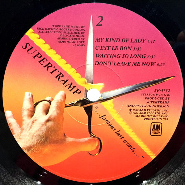 "...Famous Last Words..."