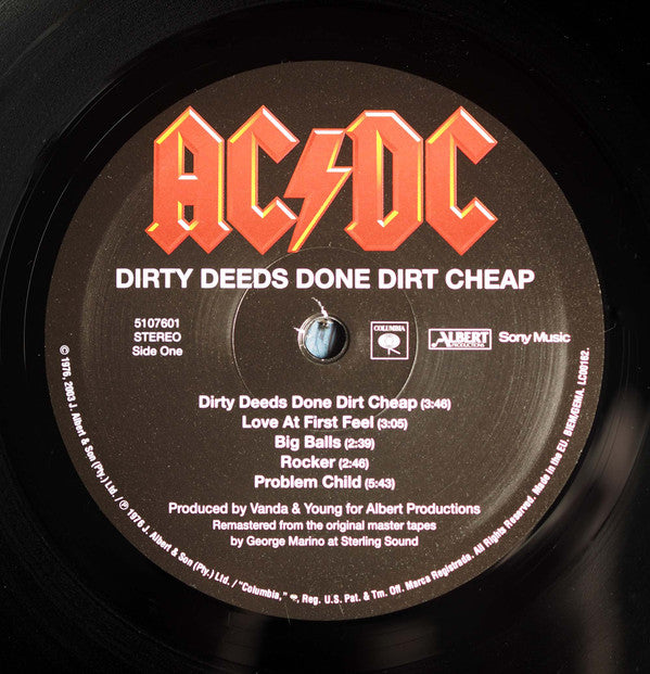 Dirty Deeds Done Dirt Cheap