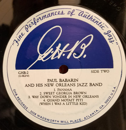 Paul Barbarin's New Orleans Jazz Band