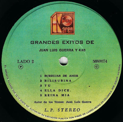 Grandes Exitos De Juan Luis Guerra Y 440