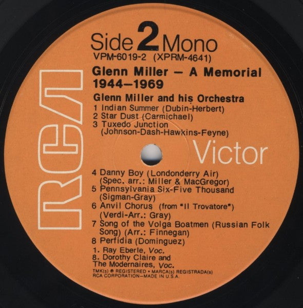 Glenn Miller - A Memorial 1944-1969