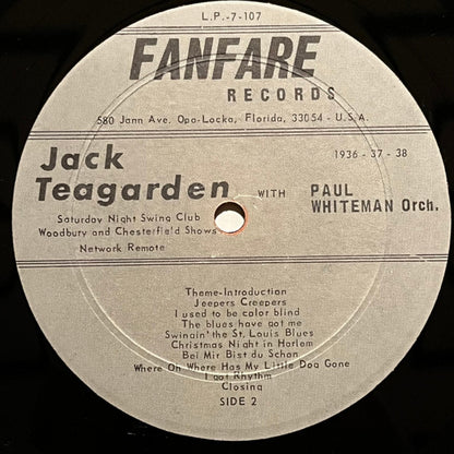 Jack Teagarden With Paul Whiteman And His Orchestra 1936-37-38