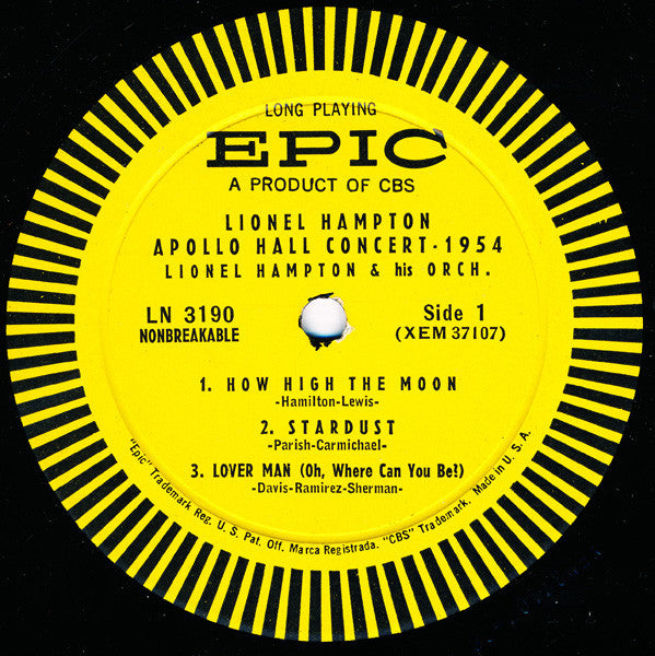 Lionel Hampton Apollo Hall Concert 1954