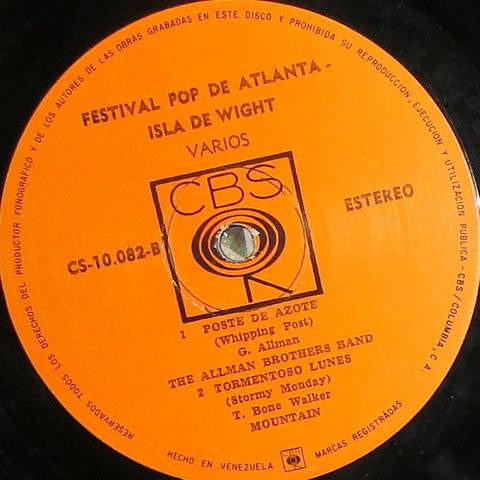 The First Great Rock Festivals Of The Seventies - Isle Of Wight / Atlanta Pop Festival