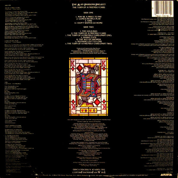 The Turn Of A Friendly Card