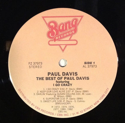 The Best Of Paul Davis Featuring I Go Crazy