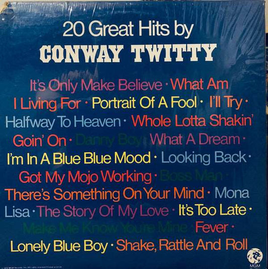 20 Great Hits By Conway Twitty