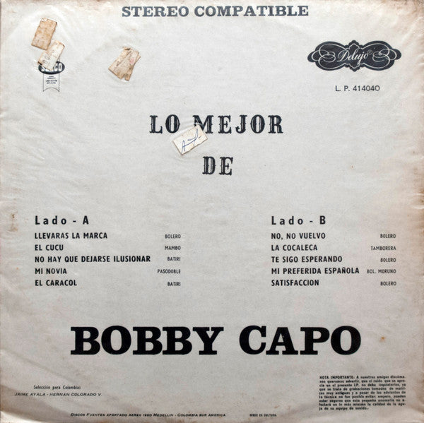 Lo Mejor De Bobby Capo