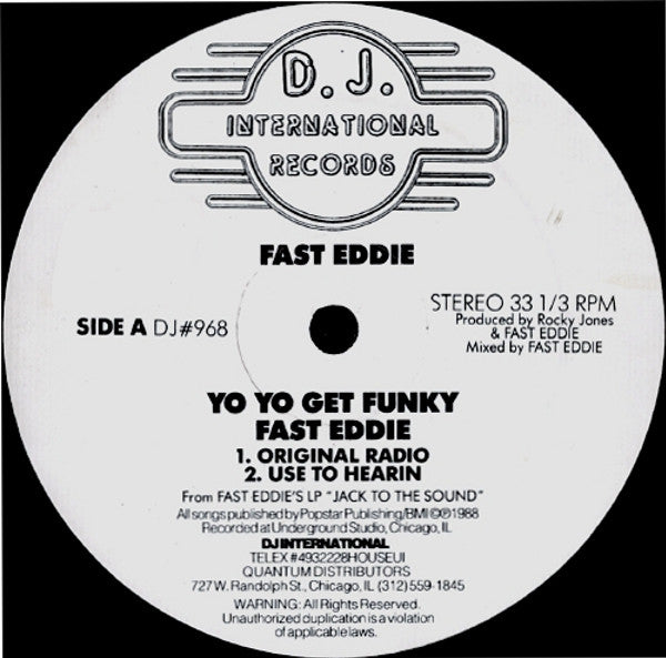 Fast Eddie – Yo Yo Get Funky