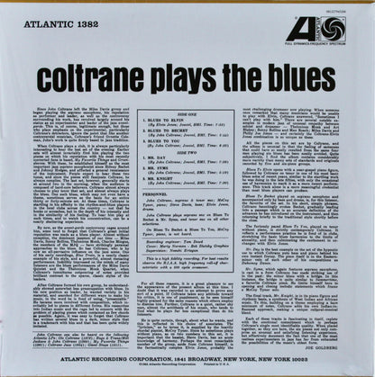 Coltrane Plays The Blues