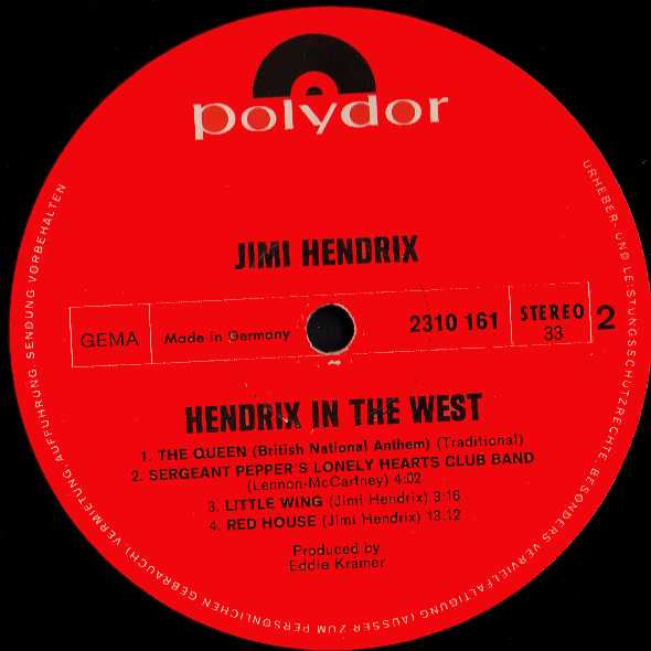 Hendrix In The West