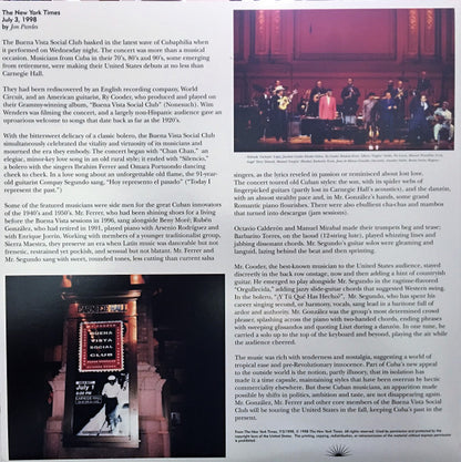 Buena Vista Social Club At Carnegie Hall